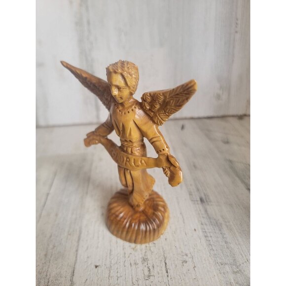 Gloria angel 1992 vintage cherub religious figure xmas - Picture 2 of 7